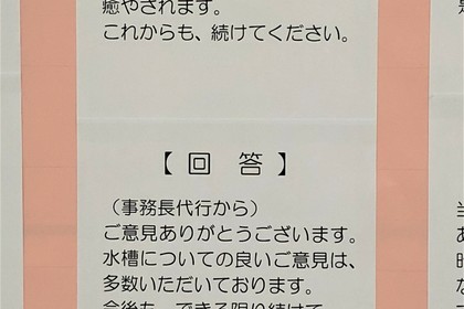 お客様からの声