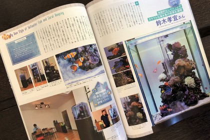 アクアリウム雑誌に掲載されました