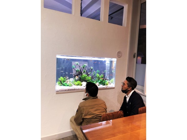 ハウスメーカーに水槽